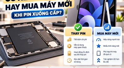 iPad Có Nên Thay Pin Hay Mua Máy Mới Khi Pin Xuống Cấp?