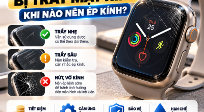 Apple Watch Bị Trầy Mặt Kính: Khi Nào Nên Ép Kính?