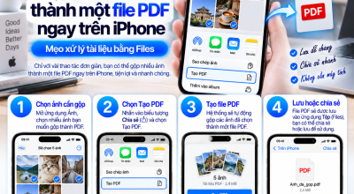 Cách Gộp Nhiều Ảnh Thành Một File PDF Ngay Trên iPhone