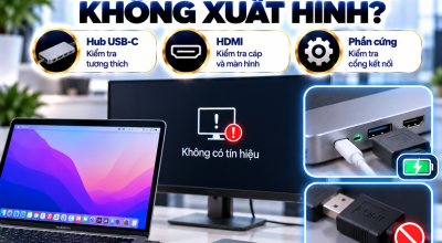 MacBook Không Nhận Màn Hình Ngoài Qua Hub USB-C Nhưng Vẫn Sạc Được: Cách Khắc Phục