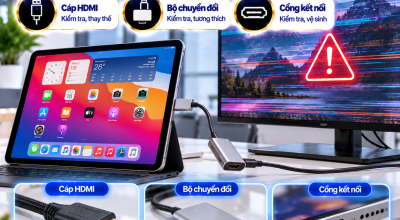 iPad Bị Nhấp Nháy Màn Hình Khi Kết Nối HDMI: Nguyên Nhân Và Cách Khắc Phục