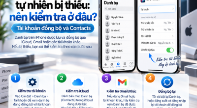 Danh Bạ iPhone Tự Nhiên Bị Thiếu: Nên Kiểm Tra Ở Đâu?