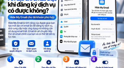 Ẩn Địa Chỉ Email Thật Khi Đăng Ký Dịch Vụ Trên iPhone Có Được Không?