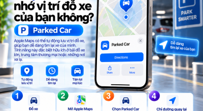 Apple Maps Có Thể Nhớ Vị Trí Đỗ Xe Của Bạn Không? Cách Dùng Parked Car