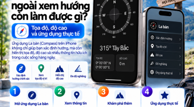 La Bàn Trên iPhone Ngoài Xem Hướng Còn Làm Được Gì?