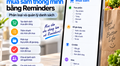 Tạo Danh Sách Mua Sắm Thông Minh Bằng Reminders Trên iPhone
