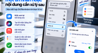 Đặt Lời Nhắc Cho Tin Nhắn Hoặc Nội Dung Cần Xử Lý Sau Trên iPhone