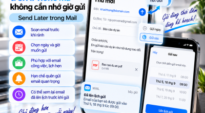 Lên Lịch Gửi Email Trên iPhone Mà Không Cần Nhớ Giờ Gửi