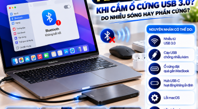 MacBook Mất Bluetooth Khi Cắm Ổ Cứng USB 3.0: Nguyên Nhân Và Cách Khắc Phục