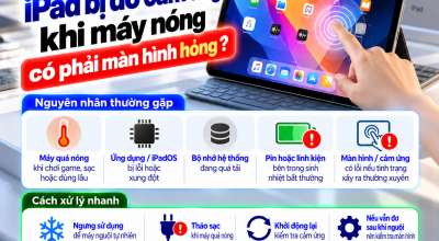iPad Bị Đơ Cảm Ứng Khi Máy Nóng Có Phải Màn Hình Hỏng?