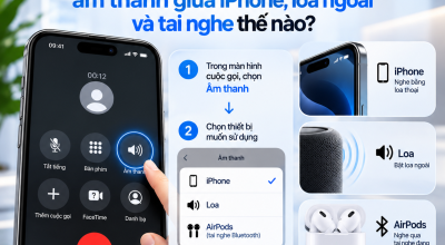 Đang Gọi Điện Có Thể Chuyển Âm Thanh Giữa iPhone, Loa Ngoài Và Tai Nghe Thế Nào?