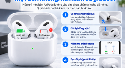 Một Bên AirPods Nhận Sạc, Một Bên Không: Nên Kiểm Tra Gì Trước?