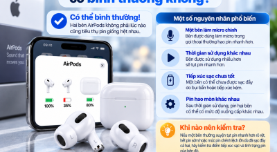 Hộp AirPods Nóng Bất Thường Khi Sạc Cần Chú Ý Điều Gì?