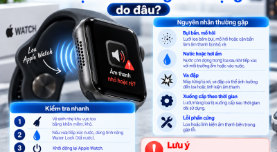 Loa Apple Watch Nhỏ Hoặc Rè Sau Thời Gian Sử Dụng: Do Đâu?