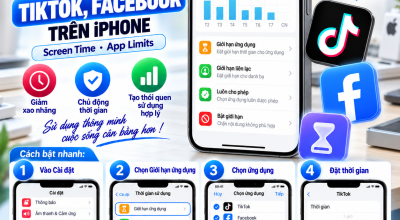 Giới Hạn Thời Gian Dùng TikTok, Facebook Ngay Trên iPhone