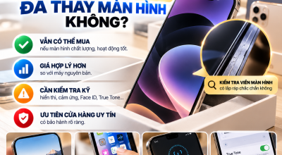 Mua iPhone Cũ Có Nên Chọn Máy Đã Thay Màn Hình Không?
