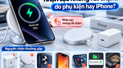 MagSafe Nhận Sạc Nhưng Rất Chậm: Do Phụ Kiện Hay iPhone?