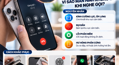 iPhone Bị Lỗi Cảm Biến Tiệm Cận: Vì Sao Màn Hình Không Tắt Khi Nghe Gọi?