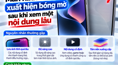 Màn Hình iPhone Xuất Hiện Bóng Mờ Sau Khi Xem Một Nội Dung Lâu: Vì Sao?