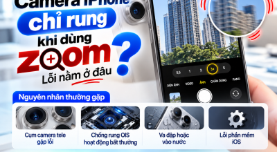 Camera iPhone Chỉ Rung Khi Dùng Zoom: Lỗi Nằm Ở Đâu?