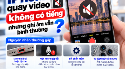 iPhone Quay Video Không Có Tiếng Nhưng Ghi Âm Vẫn Bình Thường: Lỗi Gì?