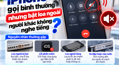 iPhone Gọi Bình Thường Nhưng Bật Loa Ngoài Người Khác Không Nghe Tiếng: Lỗi Gì?