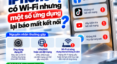 iPhone Có Wi-Fi Nhưng Một Số Ứng Dụng Lại Báo Mất Kết Nối: Vì Sao?