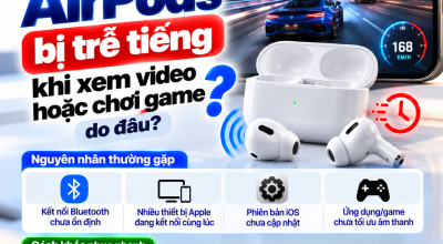 AirPods Bị Trễ Tiếng Khi Xem Video Hoặc Chơi Game: Do Đâu?