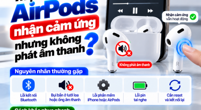 Một Bên AirPods Nhận Cảm Ứng Nhưng Không Phát Âm Thanh: Vì Sao?