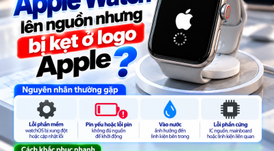 Apple Watch Lên Nguồn Nhưng Bị Kẹt Ở Logo Apple: Xử Lý Thế Nào?