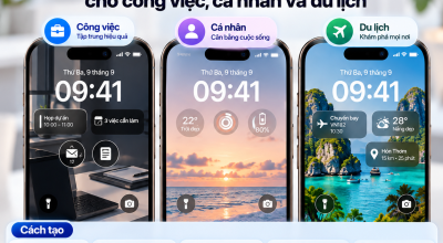 Tạo Nhiều Màn Hình Khóa iPhone Cho Công Việc, Cá Nhân Và Du Lịch