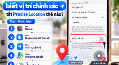 Cách Tắt Vị Trí Chính Xác Cho Ứng Dụng Trên iPhone