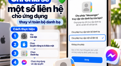 Cách Chỉ Chia Sẻ Một Số Liên Hệ Cho Ứng Dụng Trên iPhone