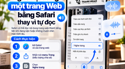 Cách Nghe Nội Dung Một Trang Web Bằng Safari Thay Vì Tự Đọc