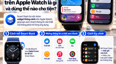 Smart Stack Trên Apple Watch Là Gì Và Dùng Thế Nào Cho Tiện?