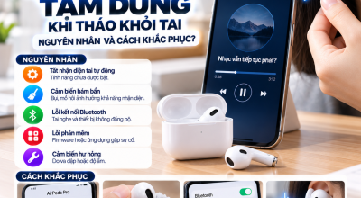 AirPods Không Tự Động Tạm Dừng Khi Tháo Khỏi Tai: Nguyên Nhân Và Cách Khắc Phục