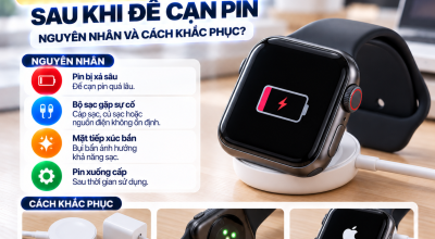 Apple Watch Không Nhận Sạc Sau Khi Để Cạn Pin: Nguyên Nhân Và Cách Khắc Phục