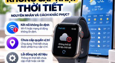 Apple Watch Không Cập Nhật Thời Tiết: Nguyên Nhân Và Cách Khắc Phục