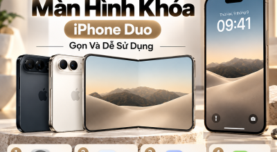 Cách Thiết Lập Màn Hình Khóa iPhone Duo Gọn Và Dễ Sử Dụng