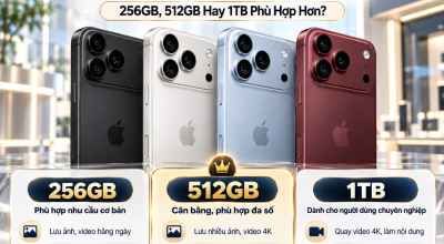 Dung Lượng iPhone 18 Pro Max: 256GB, 512GB Hay 1TB Phù Hợp Hơn?