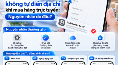 iPhone Không Tự Điền Địa Chỉ Khi Mua Hàng Trực Tuyến: Nguyên Nhân Do Đâu?