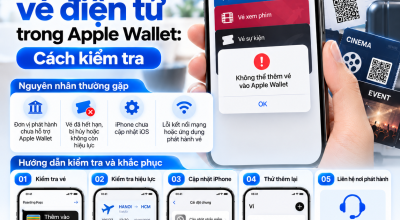 iPhone Không Nhận Vé Điện Tử Trong Apple Wallet: Cách Kiểm Tra Và Khắc Phục
