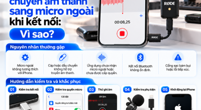 iPhone Không Tự Chuyển Âm Thanh Sang Micro Ngoài Khi Kết Nối: Vì Sao?