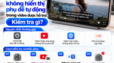 iPhone Không Hiển Thị Phụ Đề Tự Động Trong Video: Kiểm Tra Gì?