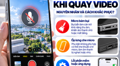 iPhone Không Nhận Micro Khi Quay Video: Nguyên Nhân Và Cách Khắc Phục