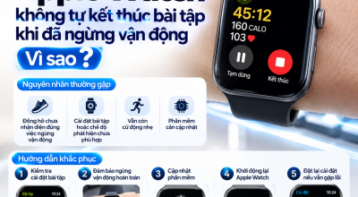 Apple Watch Không Tự Kết Thúc Bài Tập Khi Đã Ngừng Vận Động: Nguyên Nhân Và Cách Khắc Phục