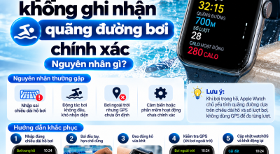 Apple Watch Không Ghi Nhận Quãng Đường Bơi Chính Xác: Nguyên Nhân Và Cách Khắc Phục