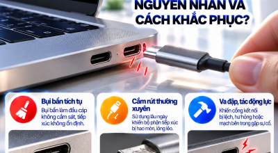 MacBook Bị Lỏng Cổng USB-C: Nguyên Nhân Và Khi Nào Cần Sửa Chữa?