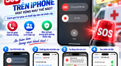 SOS Khẩn Cấp Trên iPhone Hoạt Động Như Thế Nào?