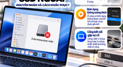 MacBook Không Nhận Ổ Cứng SSD Ngoài: Nguyên Nhân Và Cách Khắc Phục